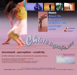Choreografie ... wie? web site